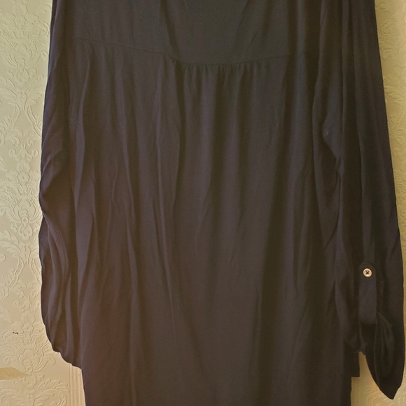 Navy blue Style & Co blouse shirt top - Picture 5 of 5